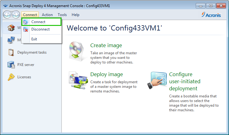 Acronis SnapDeploy