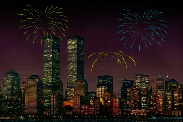 4th of July Fireworks Show Screen Saver