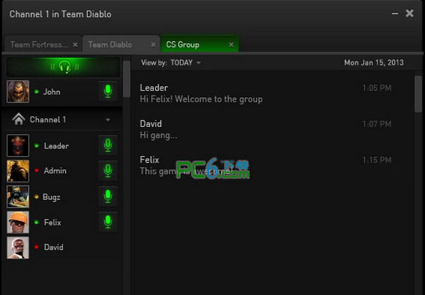 游戏语音通讯软件(Razer Comms)