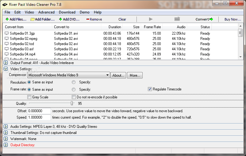 River Past Video Cleaner Pro