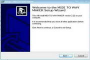 software MIDI to WAV Maker
