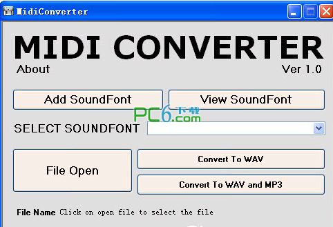 midi转mp3转换器(MidiConverter)