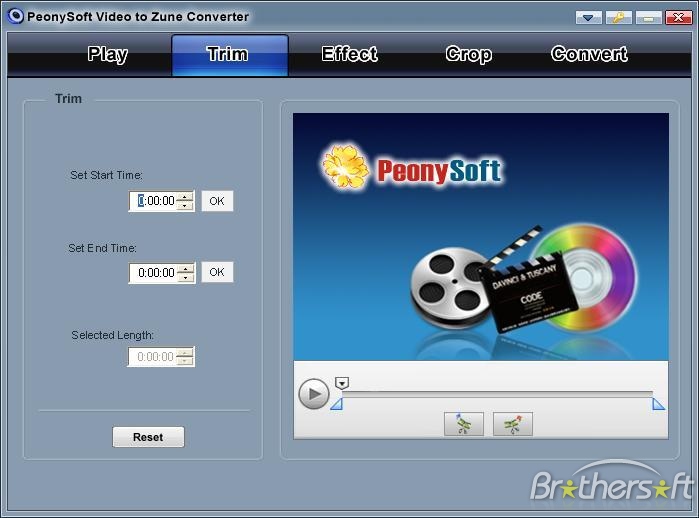 Peonysoft Zune Converter