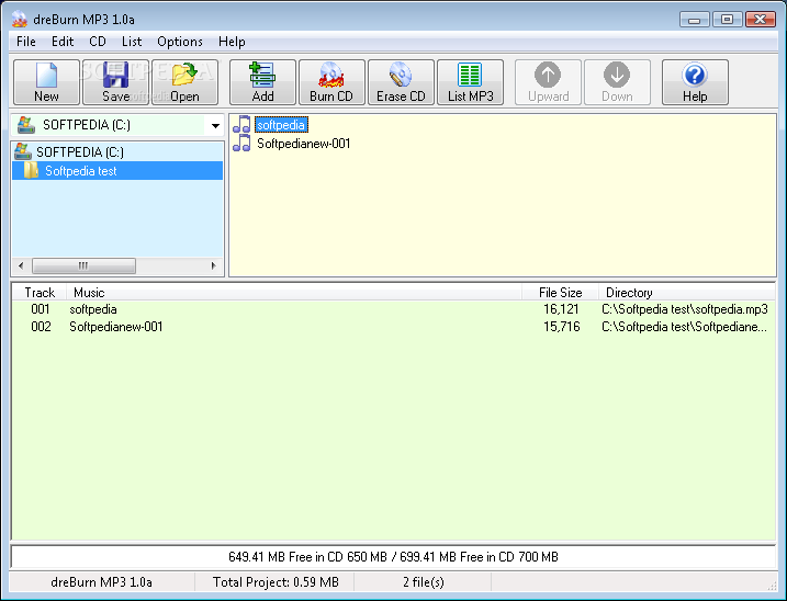dreBurn MP3