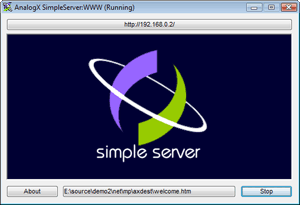 AnalogX SimpleServer:WWW