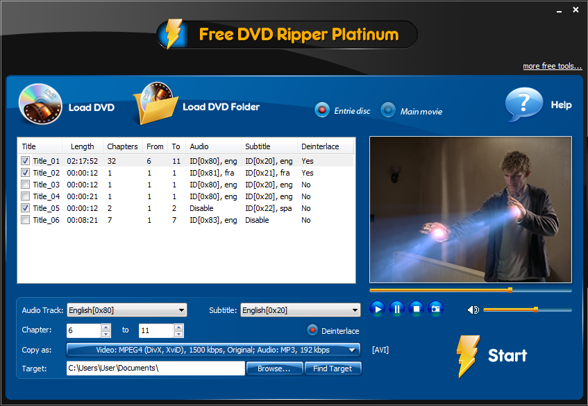 Afree DVD Ripper Platinum