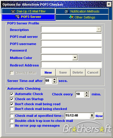 Allenchow POP3 Checker