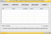 lisasoft  FLV to WMV Converter