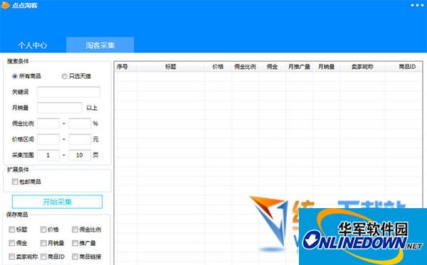 点点淘客采集器