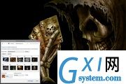 Scary Dark Skulls Windows 7 Theme