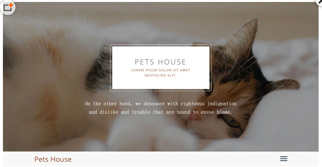 HTML5大气简洁宠物网站模板