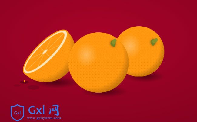 纯CSS3绘制橙子动画特效