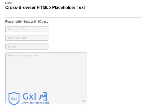 jQuery-HTML5-CSS3实现的文本框