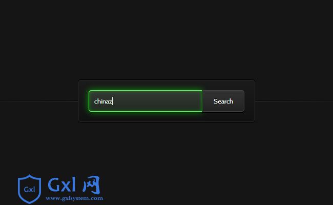 超酷CSS3发光搜索框表单提交