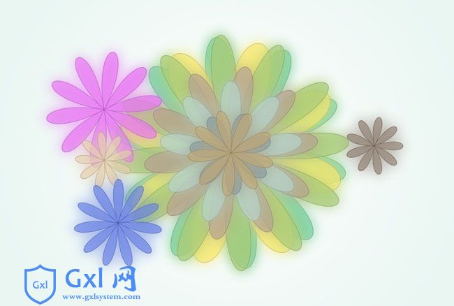 HTML5 Canvas花朵生成器