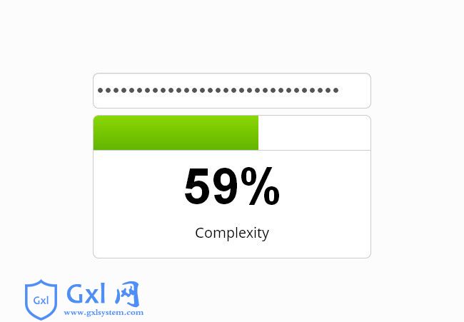 jquery密码强度百分比