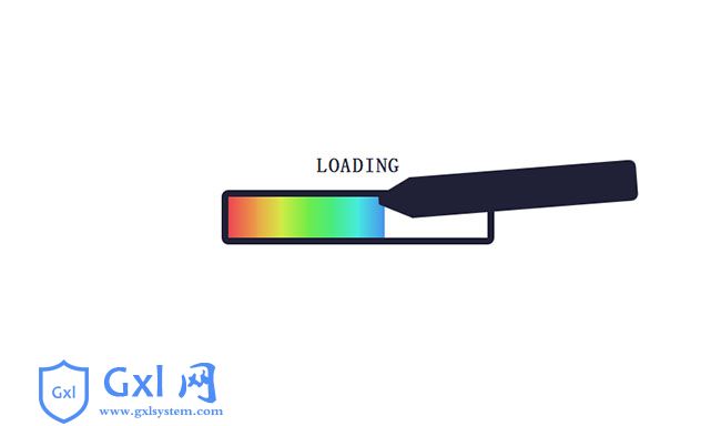 彩虹笔绘画loading特效