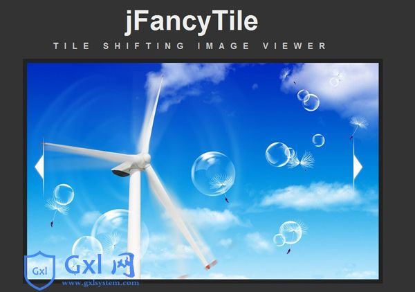 jQuery瓷砖切换效果焦点广告jFancyTile