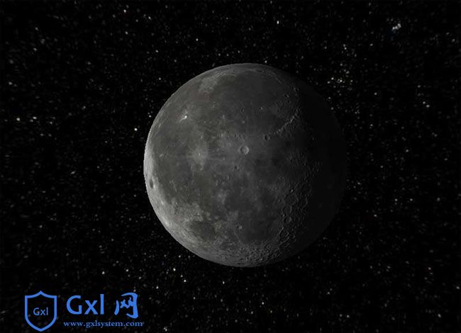HTML5月球3拖动视角查看特效