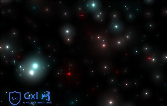 HTML5星光闪烁3D视差特效