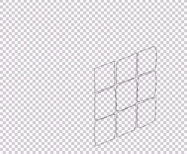 ps制作立体魔方模型的操作流程截图