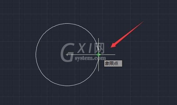 cad标注圆半径的操作流程截图