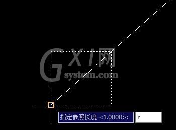 cad缩放指定尺寸的操作流程截图