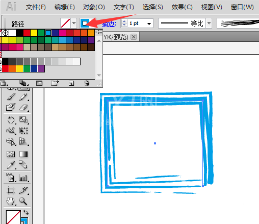 ai使用画笔库的操作步骤介绍截图