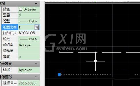 cad虚线比例进行设置的简单操作截图
