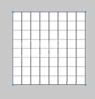 Fireworks绘制五子棋黑白棋盘的具体操作截图