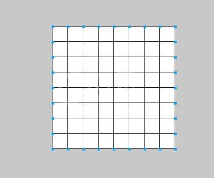 Fireworks绘制五子棋黑白棋盘的具体操作截图