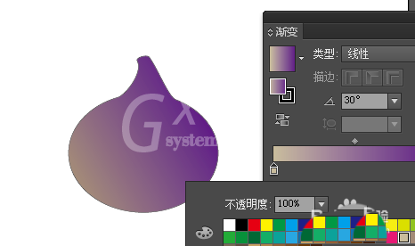 ai绘制洋葱标志的详细操作教程截图