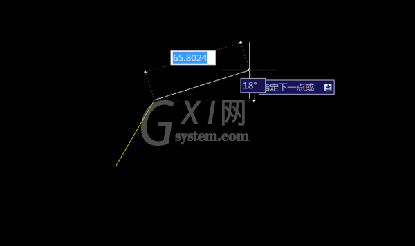 cad绘画斜线的详细操作教程截图