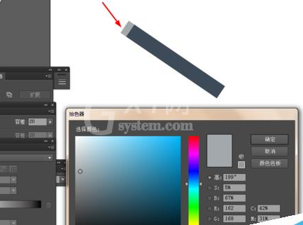 Adobe Illustrator CS6绘制逼真钢笔模型的操作教程截图