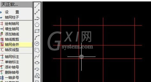 天正建筑2014中绘制轴网的操作教程截图