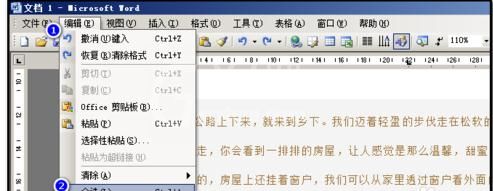 Microsoft Office 2003清除文字底色的具体操作截图