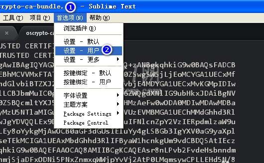 sublime text开启禁止打开上次关闭未退出文件的方法步骤截图