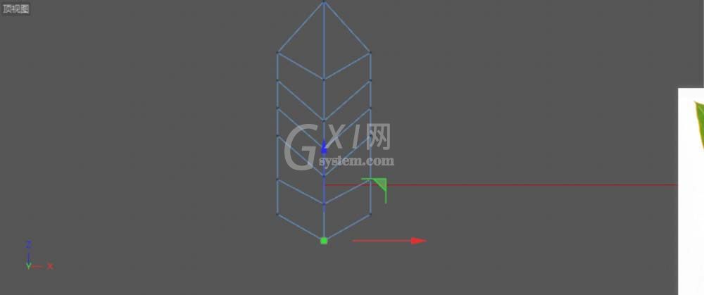 C4D设计一片绿色叶子的方法步骤截图