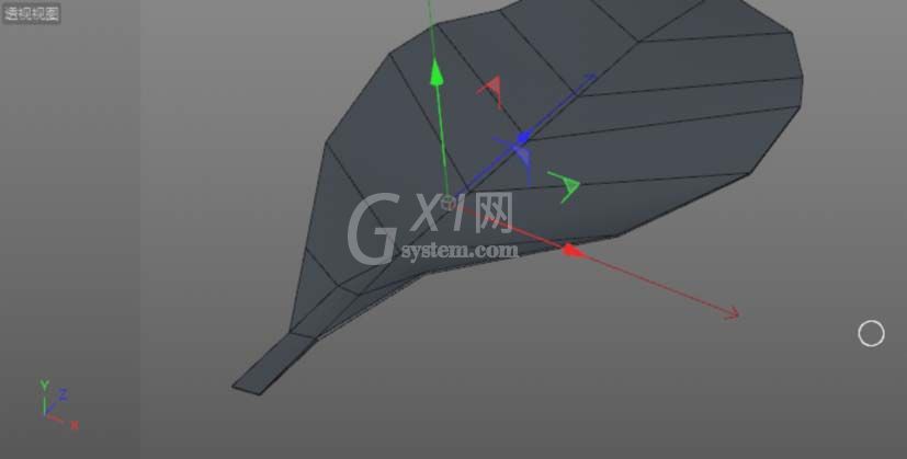C4D设计一片绿色叶子的方法步骤截图