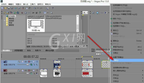 vegas嵌套功能操作方法截图