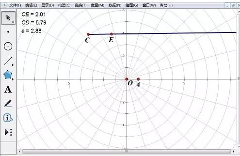 几何画板极坐标系构造函数图像的详细操作方法截图