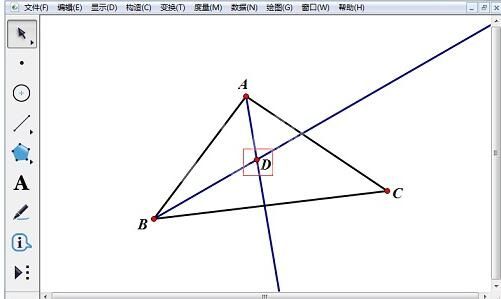 几何画板绘制三角形内切圆的详细操作步骤截图