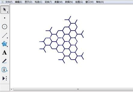 几何画板制作蜂窝状图形的图文操作截图