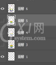 photoshop设计小兔子360旋转的gif动画的详细步骤截图