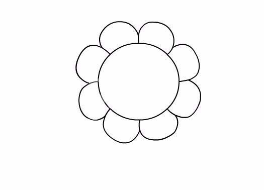 Flash制作太阳花简笔画的操作内容截图