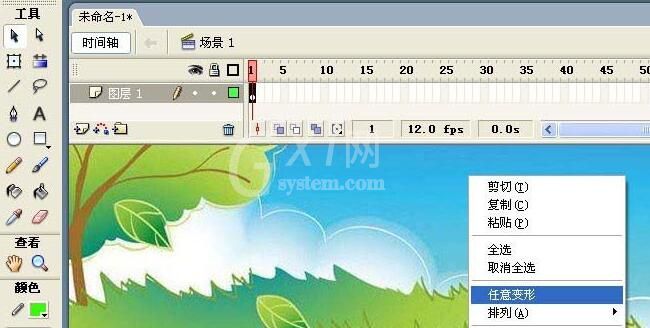 Flash图片转换为元件的操作方法截图