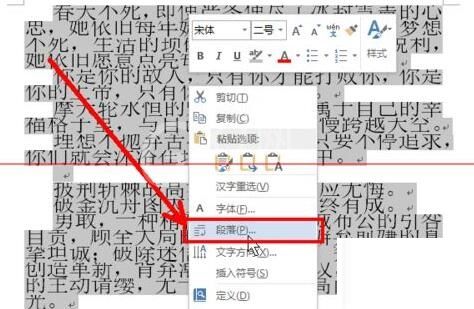 word字体放大后显示不完整的处理操作内容截图