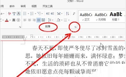 word字体放大后显示不完整的处理操作内容截图