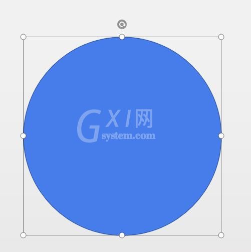 wps怎样设计一个渐变色的圆形 wps设计一个渐变色的圆形的操作流程截图