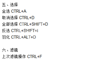 PS常用快捷键有哪些?PS常用快捷键大全截图